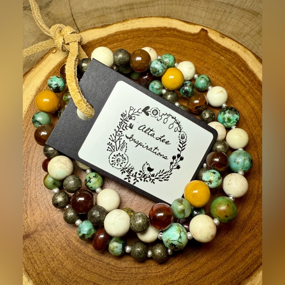 Handcrafted Multi-Stone & Sterling Beaded Bracelets by Alta Lee Inspirations